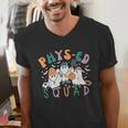 Spooky Ghost PE Teacher Squad Physical Education Halloween Men's V-Neck T-Shirt, Pe Teacher Shirts, funny gift Spooky Ghost PE Teacher Squad Physical Education Halloween Men's V-Neck T-Shirt, Pe Teacher Shirts, funny gift
