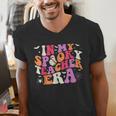 In My Spooky Teacher Era Halloween Teacher Back To School Men's V-Neck T-Shirt, funny gift In My Spooky Teacher Era Halloween Teacher Back To School Men's V-Neck T-Shirt, funny gift