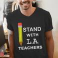 Stand With LA Teachers Tshirt United Los Angeles T Shirt Men Women Kids Men's V-Neck T-Shirt, funny gift Stand With LA Teachers Tshirt United Los Angeles T Shirt Men Women Kids Men's V-Neck T-Shirt, funny gift