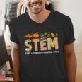 STEM Teacher Thanksgiving Grateful Educator Science Class Men's V-Neck T-Shirt, Science Teacher Shirts, funny gift