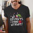 My Students Stole My Heart School Teacher Christmas Men Women Kids Men's V-Neck T-Shirt, funny gift My Students Stole My Heart School Teacher Christmas Men Women Kids Men's V-Neck T-Shirt, funny gift