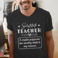Substitute Teacher Definition Men's V-Neck T-Shirt, funny gift Substitute Teacher Definition Men's V-Neck T-Shirt, funny gift