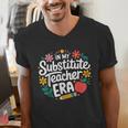 In My Substitute Teacher Era Men's V-Neck T-Shirt, funny gift In My Substitute Teacher Era Men's V-Neck T-Shirt, funny gift