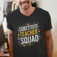 Substitute Teacher Squad Sub Teacher Substitute Teaching Men's V-Neck T-Shirt, funny gift Substitute Teacher Squad Sub Teacher Substitute Teaching Men's V-Neck T-Shirt, funny gift
