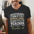 Substitute Teacher T Shirt School Tee Men's V-Neck T-Shirt, funny gift Substitute Teacher T Shirt School Tee Men's V-Neck T-Shirt, funny gift