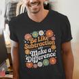 Be Like Subtraction Make A Difference Teacher Student Math Men's V-Neck T-Shirt, funny gift