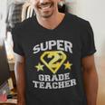 Super 2nd Grade Teacher Hero Men's V-Neck T-Shirt, Super Teacher Shirts, 2nd Grade Teacher Shirts, funny gift Super 2nd Grade Teacher Hero Men's V-Neck T-Shirt, Super Teacher Shirts, 2nd Grade Teacher Shirts, funny gift
