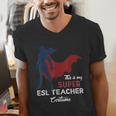 This Is My Super ESL Teacher Costume Lazy Halloween Men's V-Neck T-Shirt, Super Teacher Shirts, Esl Teacher Shirts, funny gift This Is My Super ESL Teacher Costume Lazy Halloween Men's V-Neck T-Shirt, Super Teacher Shirts, Esl Teacher Shirts, funny gift