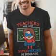Super Hero Teacher Superheroes In Disguise Men's V-Neck T-Shirt, Super Teacher Shirts, funny gift Super Hero Teacher Superheroes In Disguise Men's V-Neck T-Shirt, Super Teacher Shirts, funny gift