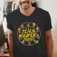 Superhero Teacher I Teach Super Heroes Men's V-Neck T-Shirt, Super Teacher Shirts, funny gift