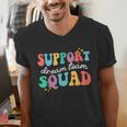 Support Dream Services Team Groovy Teacher Support Squad Men's V-Neck T-Shirt, Groovy Teacher Shirts, funny gift Support Dream Services Team Groovy Teacher Support Squad Men's V-Neck T-Shirt, Groovy Teacher Shirts, funny gift