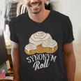 Synonym Roll Teacher And Grammar Geeks Pun For Men Women Kids Men's V-Neck T-Shirt, funny gift Synonym Roll Teacher And Grammar Geeks Pun For Men Women Kids Men's V-Neck T-Shirt, funny gift