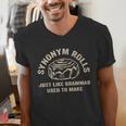 Synonym Rolls Joke Cinnamon Rolls Grammar Pun Teacher Men's V-Neck T-Shirt, funny gift Synonym Rolls Joke Cinnamon Rolls Grammar Pun Teacher Men's V-Neck T-Shirt, funny gift