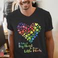 It Takes A Big Heart To Shape Little Minds Teacher Student Men Women Kids Men's V-Neck T-Shirt, funny gift It Takes A Big Heart To Shape Little Minds Teacher Student Men Women Kids Men's V-Neck T-Shirt, funny gift