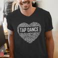 Tap Dance Heart Lover Tap Dancer Dancing Teacher For Men Women Girls Kids Men's V-Neck T-Shirt, funny gift