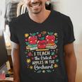 I Teach The Cutest Apples In The Orchard Cute Fall Teacher Men's V-Neck T-Shirt, funny gift I Teach The Cutest Apples In The Orchard Cute Fall Teacher Men's V-Neck T-Shirt, funny gift