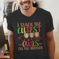 I Teach The Cutest Owls Christmas Or Teachers Day Men's V-Neck T-Shirt, funny gift I Teach The Cutest Owls Christmas Or Teachers Day Men's V-Neck T-Shirt, funny gift