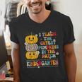 I Teach The Cutest Pumpkins Kindergarten Teacher Halloween Men's V-Neck T-Shirt, funny gift I Teach The Cutest Pumpkins Kindergarten Teacher Halloween Men's V-Neck T-Shirt, funny gift