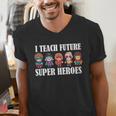 I Teach Future Superheroes Last Day Back To School Teacher Men's V-Neck T-Shirt, Future Teacher Shirts, funny gift I Teach Future Superheroes Last Day Back To School Teacher Men's V-Neck T-Shirt, Future Teacher Shirts, funny gift