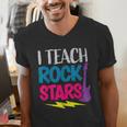 I Teach Rockstars Tee Orchestra Music Teacher Back To School Men's V-Neck T-Shirt, funny gift I Teach Rockstars Tee Orchestra Music Teacher Back To School Men's V-Neck T-Shirt, funny gift