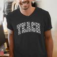 Teach Teacher Checkered First Day Of School Back To School Men's V-Neck T-Shirt, funny gift Teach Teacher Checkered First Day Of School Back To School Men's V-Neck T-Shirt, funny gift