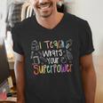 I Teach What's Your Superpower Teacher Teaching For Men Women Men's V-Neck T-Shirt, funny gift I Teach What's Your Superpower Teacher Teaching For Men Women Men's V-Neck T-Shirt, funny gift