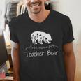 Teacher Bear For Educators Teacher Appreciation Men's V-Neck T-Shirt, funny gift Teacher Bear For Educators Teacher Appreciation Men's V-Neck T-Shirt, funny gift