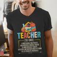 Teacher Definition Teaching School Teacher Men Women Men's V-Neck T-Shirt, funny gift Teacher Definition Teaching School Teacher Men Women Men's V-Neck T-Shirt, funny gift