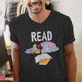 Teacher Library Read Book Club Piggie Elephant Pigeons Men Women Kids Men's V-Neck T-Shirt, funny gift Teacher Library Read Book Club Piggie Elephant Pigeons Men Women Kids Men's V-Neck T-Shirt, funny gift