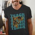 Teacher Outer Space Science Astronomy Planet Saturn Teach Men's V-Neck T-Shirt, Science Teacher Shirts, funny gift Teacher Outer Space Science Astronomy Planet Saturn Teach Men's V-Neck T-Shirt, Science Teacher Shirts, funny gift