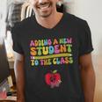 Teacher Pregnancy Announcement Clothing Expecting Teacher X-Small Men's V-Neck T-Shirt, funny gift
