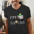 Teacher Puns I'm Tea-Cher Tea Lover Fun Teacher For Men Women Men's V-Neck T-Shirt, funny gift Teacher Puns I'm Tea-Cher Tea Lover Fun Teacher For Men Women Men's V-Neck T-Shirt, funny gift