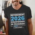 Teacher Retirement Class Of 2026 Loading Retired Men's V-Neck T-Shirt, funny gift Teacher Retirement Class Of 2026 Loading Retired Men's V-Neck T-Shirt, funny gift