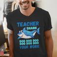 Teacher Shark Do Your Work Men's V-Neck T-Shirt, funny gift