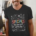 Teacher Specials The Best Part Of The Day Specials Squad Men's V-Neck T-Shirt, funny gift