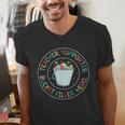 Teacher Supporter Bucket Filler Hero Men's V-Neck T-Shirt, funny gift