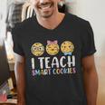 Teacher I Teach Smart Cookies For Men Women Kids Men's V-Neck T-Shirt, funny gift Teacher I Teach Smart Cookies For Men Women Kids Men's V-Neck T-Shirt, funny gift