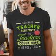 Teacher Teaching Assistant Aide Hero Men's V-Neck T-Shirt, funny gift Teacher Teaching Assistant Aide Hero Men's V-Neck T-Shirt, funny gift