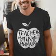 Teacher Of Tiny Humans Preschool Kindergarten Teacher Men's V-Neck T-Shirt, funny gift Teacher Of Tiny Humans Preschool Kindergarten Teacher Men's V-Neck T-Shirt, funny gift