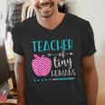 Teacher Of Tiny Humans Preschool Pre K Kindergarten Teacher Men's V-Neck T-Shirt, funny gift Teacher Of Tiny Humans Preschool Pre K Kindergarten Teacher Men's V-Neck T-Shirt, funny gift