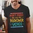 Teacher Voice Teacherlife Primary School Teacher Men's V-Neck T-Shirt, funny gift Teacher Voice Teacherlife Primary School Teacher Men's V-Neck T-Shirt, funny gift