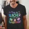 Im A Teacher Whats Your Superpower Teaching Professional Men's V-Neck T-Shirt, funny gift Im A Teacher Whats Your Superpower Teaching Professional Men's V-Neck T-Shirt, funny gift