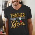 Teacher Of The Year Men Women Teachers Men's V-Neck T-Shirt, funny gift Teacher Of The Year Men Women Teachers Men's V-Neck T-Shirt, funny gift