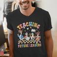 Teaching Future Leaders Teacher Back To School Cute Goose Men's V-Neck T-Shirt, Future Teacher Shirts, funny gift Teaching Future Leaders Teacher Back To School Cute Goose Men's V-Neck T-Shirt, Future Teacher Shirts, funny gift