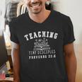 Teaching Tiny Disciples Christian Bible Verse Teacher Men's V-Neck T-Shirt, funny gift Teaching Tiny Disciples Christian Bible Verse Teacher Men's V-Neck T-Shirt, funny gift