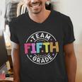Team Fifth Grade Teacher Back To School 5th Grade Squad Kids Men's V-Neck T-Shirt, funny gift Team Fifth Grade Teacher Back To School 5th Grade Squad Kids Men's V-Neck T-Shirt, funny gift