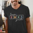 Team First Grade Back To School 1st Grade Teacher Kids Cute Men's V-Neck T-Shirt, First Grade Teacher Shirts, funny gift Team First Grade Back To School 1st Grade Teacher Kids Cute Men's V-Neck T-Shirt, First Grade Teacher Shirts, funny gift
