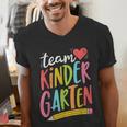 Team Kindergarten Teacher Student Back To School Men's V-Neck T-Shirt, funny gift Team Kindergarten Teacher Student Back To School Men's V-Neck T-Shirt, funny gift