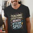 Team Sped Sped Teacher Special Education Teacher Team Men's V-Neck T-Shirt, funny gift Team Sped Sped Teacher Special Education Teacher Team Men's V-Neck T-Shirt, funny gift