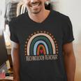 Technology Teacher Rainbow Appreciation Day Back To School For Men Women Men's V-Neck T-Shirt, funny gift Technology Teacher Rainbow Appreciation Day Back To School For Men Women Men's V-Neck T-Shirt, funny gift